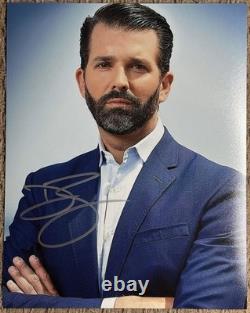 Donald Trump Jr Signed Photo, 8x10 With COA