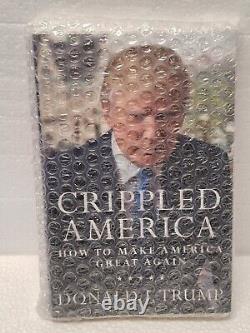 Donald Trump LIMITED Signed Autographed Crippled America with COA & Orig PHOTOS