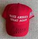 Donald Trump Maga Hat Autographed With Coa Signed Cap