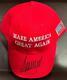 Donald Trump Maga Hat Autographed Signed Cap With Coa