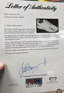 Donald Trump MG4 Plus Golf Shoe Signed Auto PSA/DNA Certified G/Fore President