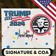 Donald Trump Maga Autograph Signature Signed Picture Coa