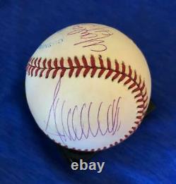 Donald Trump & Marla Maples Signed Official American League Baseball Jsa Loa