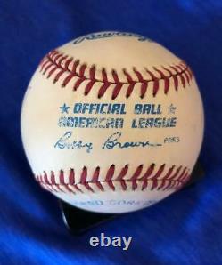 Donald Trump & Marla Maples Signed Official American League Baseball Jsa Loa