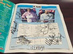 Donald Trump & Marla Trump JSA Authenticated Autographed 1995 Tennis Program