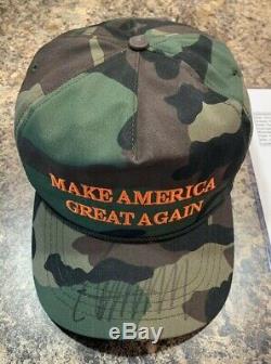Donald Trump & Mike Pence Signed MAGA Hats Official Cali Fame JSA Rare President