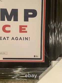 Donald Trump & Mike Pence Signed Posters