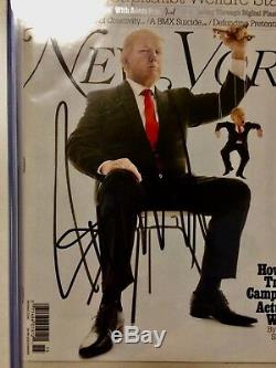 Donald Trump New York Magazine Hand Signed Autographed, in Person 2016 Ohio Rally