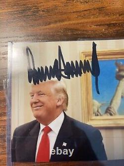 Donald Trump Obama autograph RARE