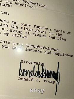 Donald Trump Organization Signed Original Letter 1993 Embossed too President USA