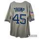 Donald Trump Original Signed Autographed Custom #45 New York Baseball Jersey Coa