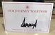 Donald Trump Our Journey Together Signed Book Autographed Edition New