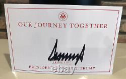 Donald Trump Our Journey Together Signed Book Autographed Edition NEW