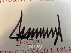 Donald Trump Our Journey Together Signed Book Autographed Edition NEW