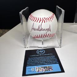 Donald Trump PRESIDENT Hand Signed Baseball MAGA POTUS Ball Signature Holo COA