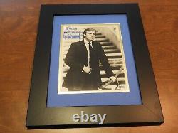 Donald Trump Photograph Signed In Pristine Condition Framed Beckett LOA