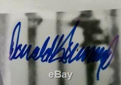 Donald Trump President Autographed Signed Photo VERY YOUNG AUTO-OBTAINED IP 1987