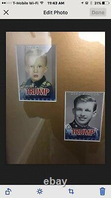 Donald Trump President Sign Autograph ticket from Inauguration, Childhood Photo