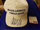 Donald Trump Psa/dna Signed Official Hat Made In Usa Make America Great Again
