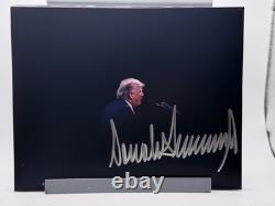 Donald Trump RARE Long Signed Autographed Photo Authentic 8X10 COA