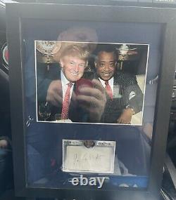 Donald Trump Rev Al Sharpton Photo With Cut Sharpton Signature