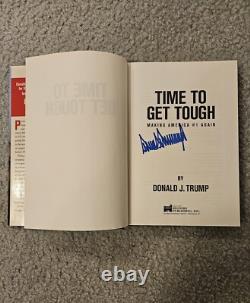Donald Trump SIGNED Time to Get Tough Making America #1 Again (2011) WithCOA