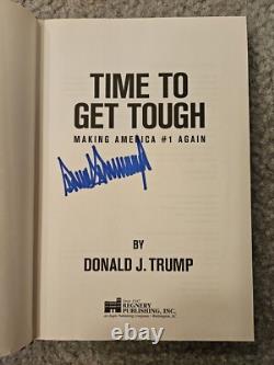 Donald Trump SIGNED Time to Get Tough Making America #1 Again (2011) WithCOA