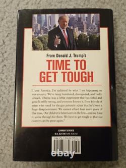Donald Trump SIGNED Time to Get Tough Making America #1 Again (2011) WithCOA
