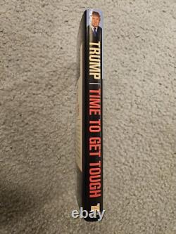 Donald Trump SIGNED Time to Get Tough Making America #1 Again (2011) WithCOA
