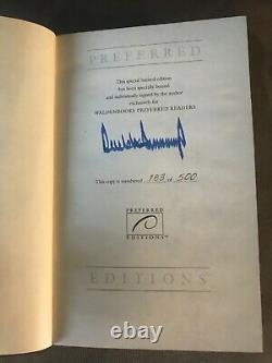 Donald Trump SURVIVING AT THE TOP Limited Edition #183/500 Signed Autograph