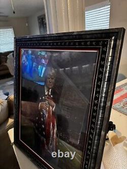 Donald Trump Save America Signed Amazing Piece Of Art? One 1 Of A Kind Very