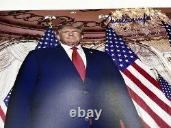 Donald Trump Signed 12 By 18 Photo Withcoa The Goat! We Support St Jude's