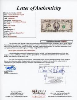 Donald Trump Signed $20 Dollar Bill 1990's Autographed Full Signature JSA LOA