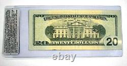 Donald Trump Signed $20 Twenty Dollar Bill CAS Encapsulated 45th President