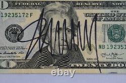 Donald Trump Signed $20 Twenty Dollar Bill CAS Encapsulated 45th President