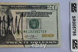 Donald Trump Signed $20 Twenty Dollar Bill CAS Encapsulated 45th President