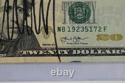 Donald Trump Signed $20 Twenty Dollar Bill CAS Encapsulated 45th President