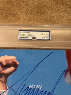 Donald Trump Signed 8x10 Photo Assassination Attempt PSA Autograph Authentic