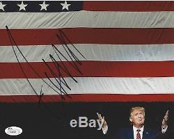 Donald Trump Signed 8x10 Photo Jsa Coa Build A Wall Make America Great Again B