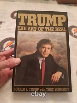 Donald Trump Signed Art Of The Deal 2016 Election Edition Book President