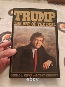 Donald Trump Signed Art Of The Deal 2016 Election Edition Book President