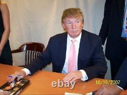 Donald Trump Signed Autograph Book Rare Psa Loa