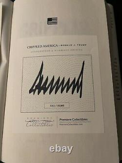 Donald Trump Signed Autograph Crippled America Book President With Coa #3321