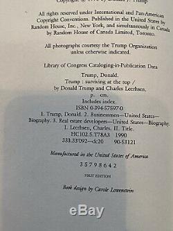 Donald Trump Signed Autograph Surviving At The Top 1st Edition Book Coa Psa Rare