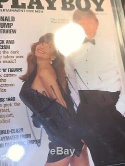 Donald Trump Signed Autographed 1990 Playboy Magazine BAS Beckett