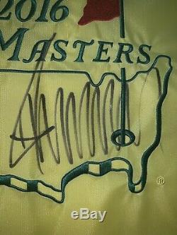 Donald Trump Signed Autographed 2016 Masters Flag PSA LOA
