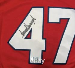 Donald Trump Signed Autographed #47 Baseball Jersey MAGA Flag President withCOA