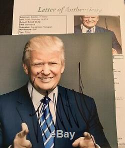 Donald Trump Signed Autographed 8x10 Photo JSA LOA