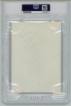 Donald Trump Signed Autographed Assassination Attempt Fight PSA DNA Encased