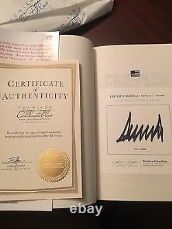 Donald Trump Signed Autographed Book Crippled America Limited Edition 1/1 Gop